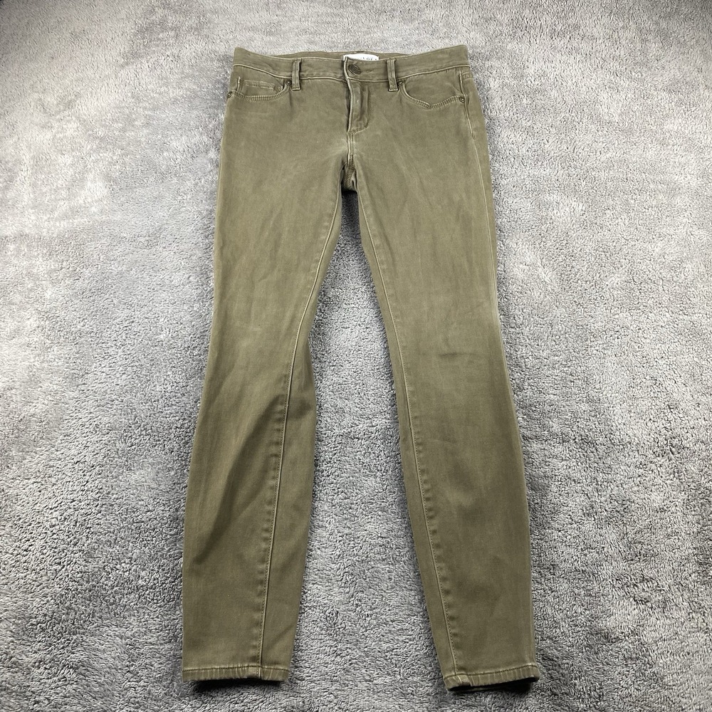 LOFT Legging Pants Womens 2/26 Olive Green Mid Rise
